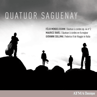 Quatuor Saguenay – Mendelssohn | Ravel | Sollima : Quatuor à cordes