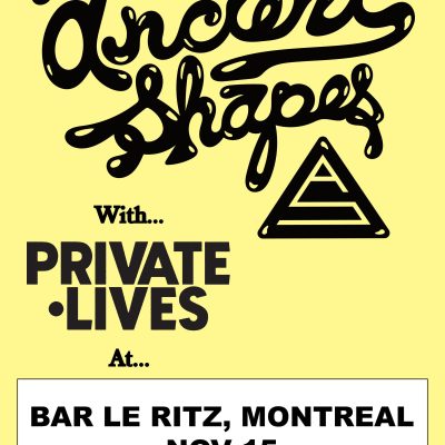 Ancient Shapes au Bar Le Ritz