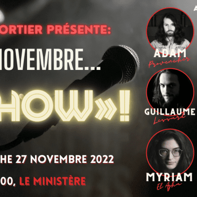 Novembre… « SHOW »! au Ministère