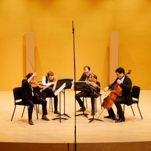 Quatuor Molinari en 3 temps : l’album de Philip Glass,  les concerts du 1er et du 16 décembre