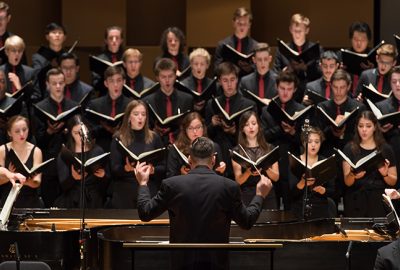 Schulich Singers, McGill Concert Choir and McGill University Chorus at Salle Pollack