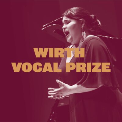 Prix d’art vocal Wirth 2023–2024 : finale à la Salle Pollack