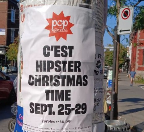 Le Noël du hipsteur! Le temps des Fêtes, c’est Pop Montréal