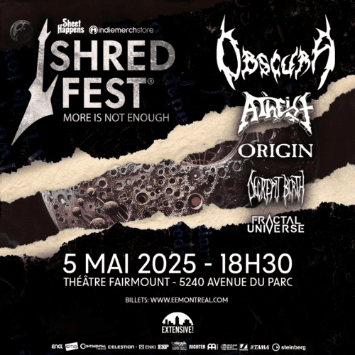 Shred Fest 2025 au Théâtre Fairmount