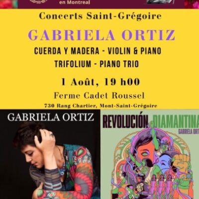 Concerts Saint-Grégoire | Trifolium – Gabriela Ortiz