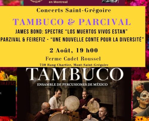 Concerts Saint-Grégoire | Tambuco & Parcival Project