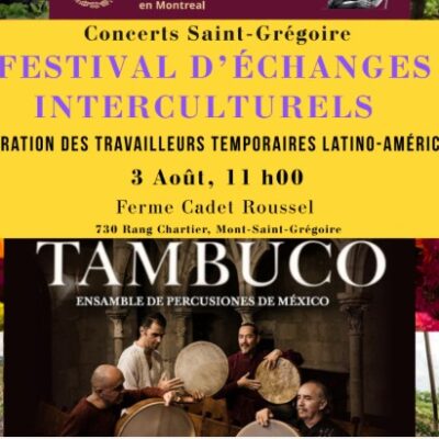 Concerts Saint-Gégoire | Festival d’échanges interculturels latino-amércains