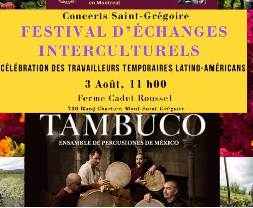 Concerts Saint-Gégoire | Festival d’échanges interculturels latino-amércains
