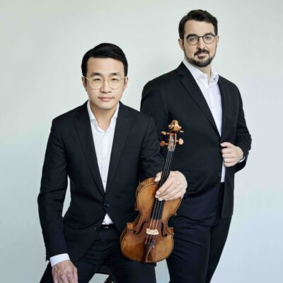 Fête de la musique de Tremblant : Andrew Wan et Charles Richard-Hamelin en duo interprètent Brahms et Frank à la scène Québecor