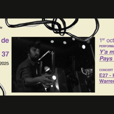 Québec musiques parallèles : Y’a matière au pays des éclairs / E27 + Oktoécho à la Salle rouge de la Coopérative de solidarité Paradis