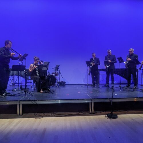 Shared listening room with Quasar – saxophone quartet and Trio Zukan