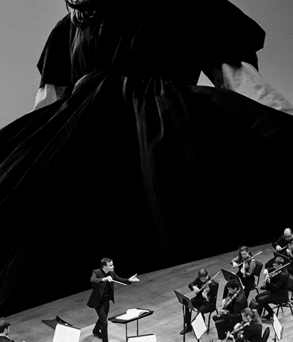 Ghostly Kisses et l’Or­chestre FILM­har­mo­nique à la salle Louis-Fréchette