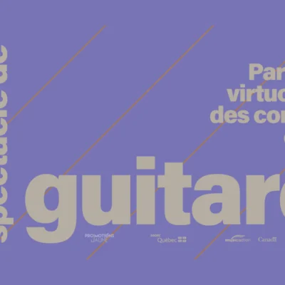 Ceci est un spectacle de guitare à la salle Albert-Rousseau