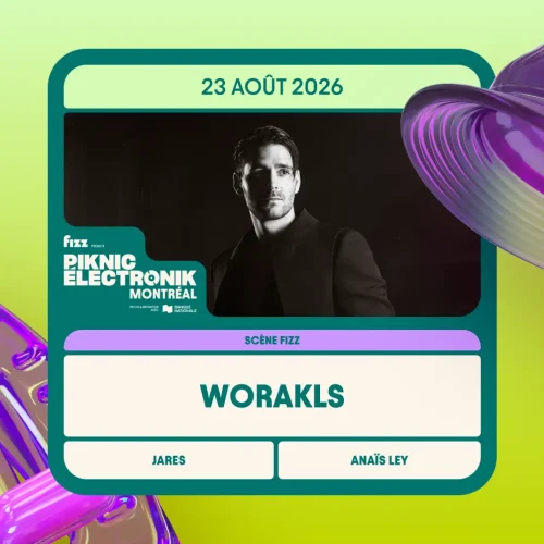 Piknic Électronik : Worakls, Jares et Anaïs Ley au parc Jean-Drapeau