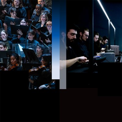 Faculté de Musique de l’UdeM : L&rsquo;ensemble d&rsquo;oscillateurs et la Chorale de l&rsquo;UdeM en concert à la salle Claude-Champagne