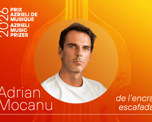 Prix Azrieli 2026 | Adrian Mocanu : l’encre qui s’évanouit et la mémoire des femmes troubadours